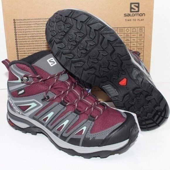 Salomon Women's X Ultra Pioneer Waterproof Hiking Mid Boots Size 6.0 - Picture 6 of 12